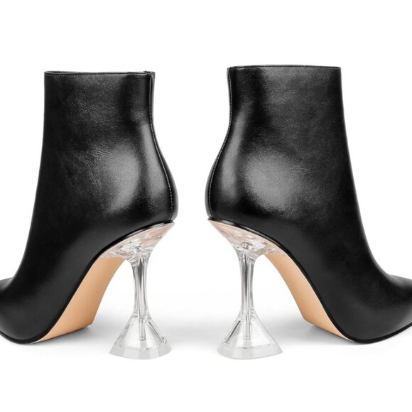 Closed Pointed Toe Ankle Boots - Picture 4 of 6